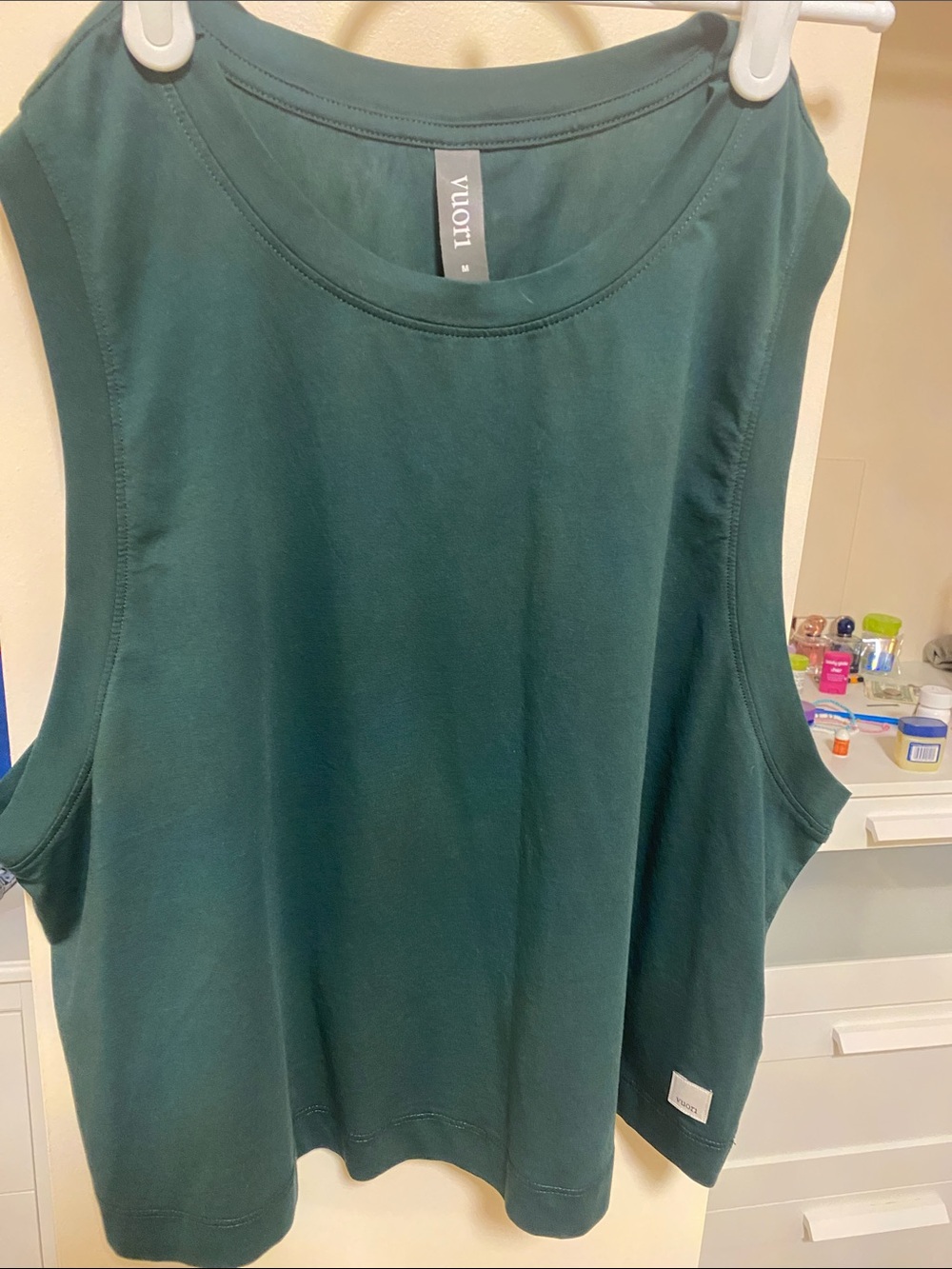 Vuori Forest Green Top
